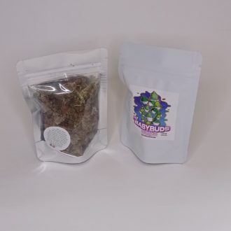 Bolsa de mini cogollos de cannabis cbd