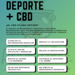 8 beneficios del cbd si practicas deporte. infografia